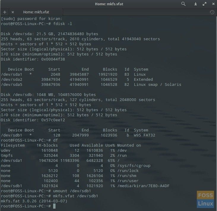 Format Flashdisk Ubuntu Terminal | how to format hard disk usb flash drive and sd cards in Format Flashdisk Ubuntu Terminal | how to format hard disk usb flash drive and sd cards in