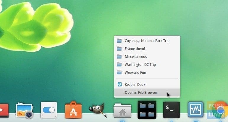 Add Folder to Plank - elementary OS
