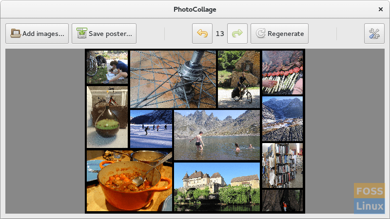 PhotoCollage for Linux