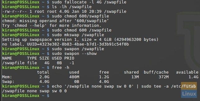 Terminal Showing all Steps (Sorry about a typo command!)