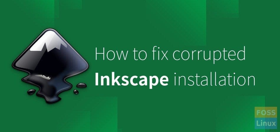 fix corrupted inkscape installation ubuntu