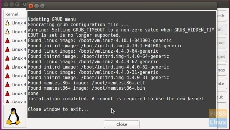 Linux Kernel 4.10.1 Installation