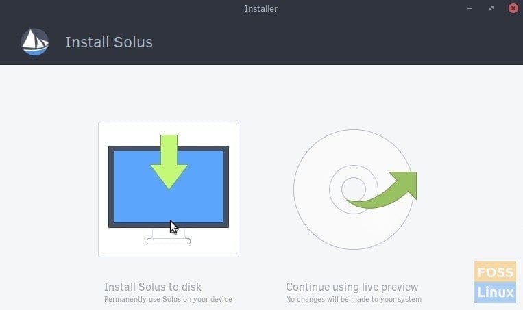 Install Solus 