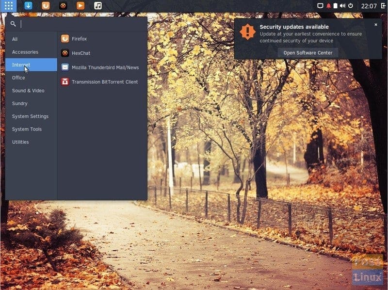 Solus desktop