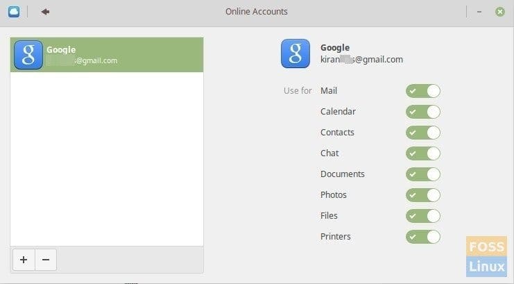 Google Account Added