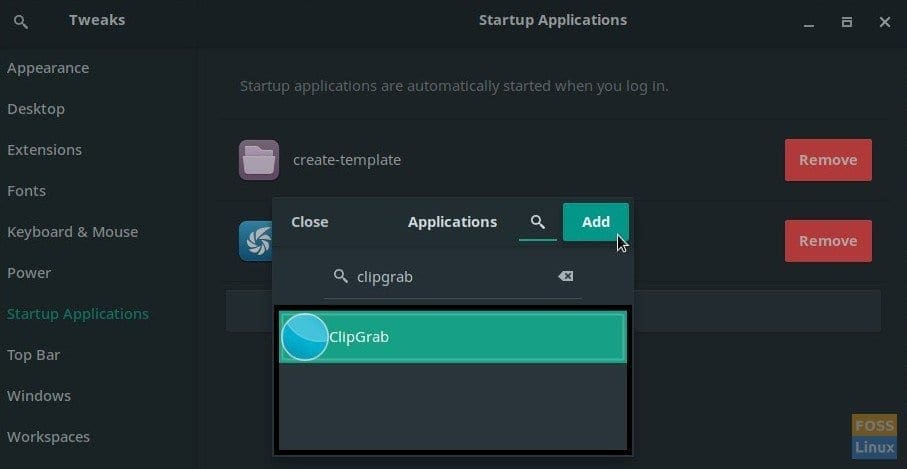Adding a program to startup