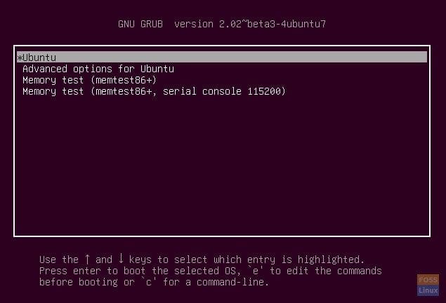 Ubuntu Grub 