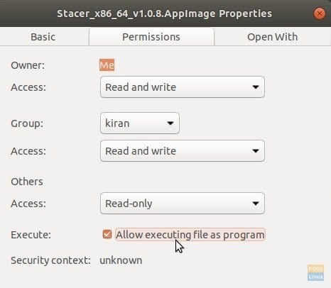 Make AppImage Executable