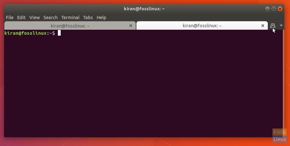 Tabs enabled in Ubuntu 17.10 Terminal