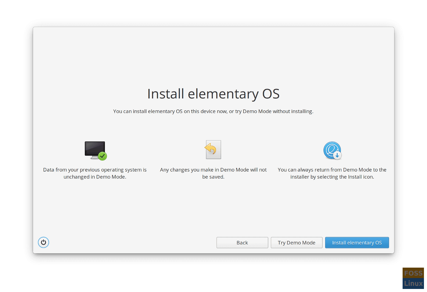 elementary OS new installer