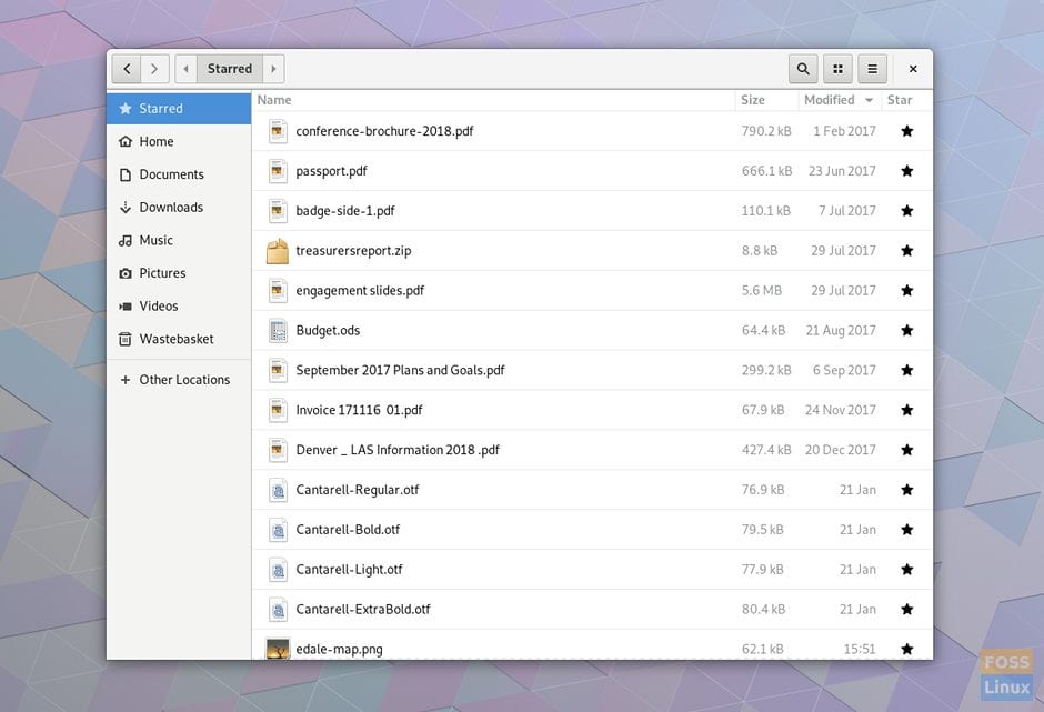 Add FIles and Folders to Favorites list