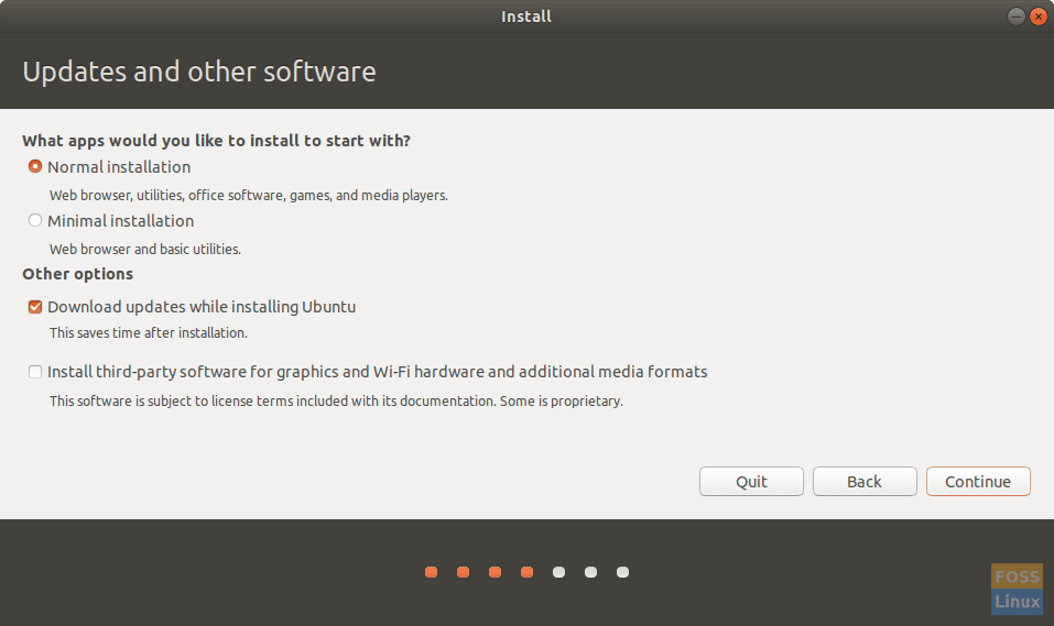 Ubuntu 18.04 Minimal Installation (Thanks to Jeremy Bicha of Ubuntu dev team for the update)