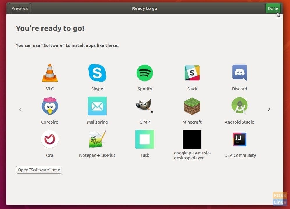 Bionic Beaver Welcome Screen -Apps
