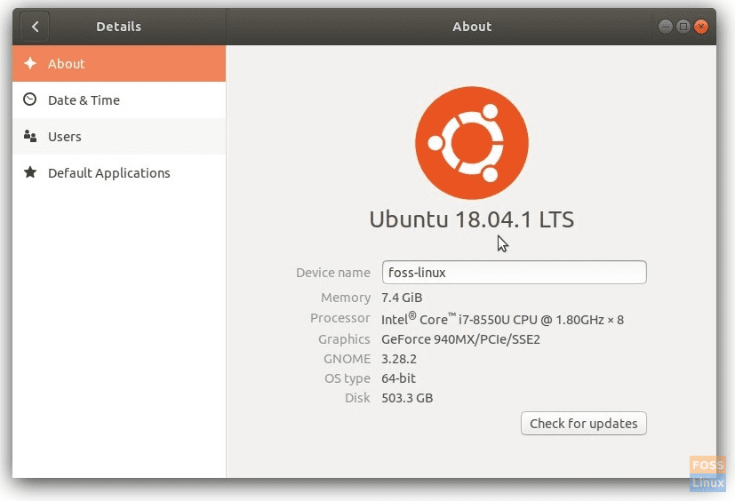 Check Ubuntu version