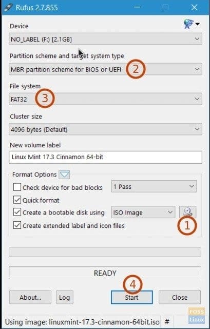 Rufus User Interface