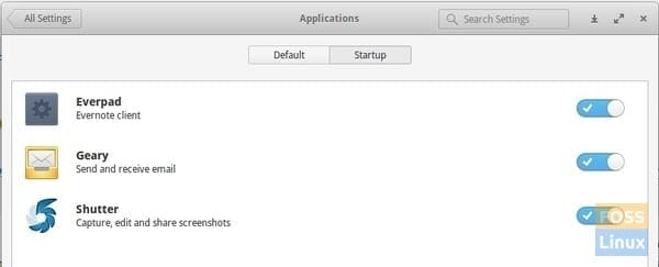 Startup Items in elementary OS Freya