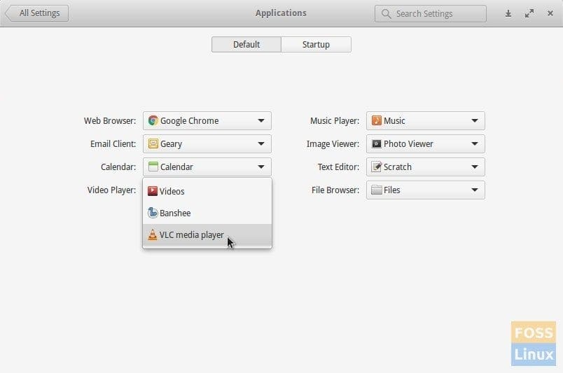 Default Applications