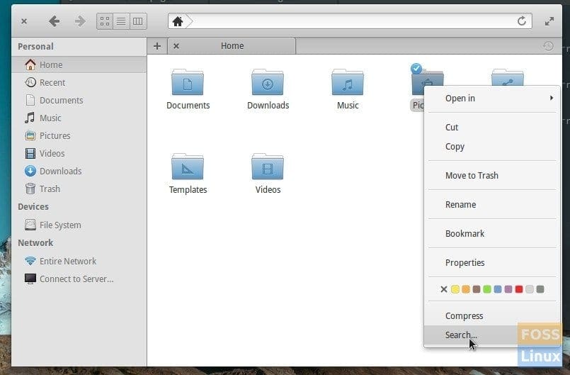Search added to elementary OS
