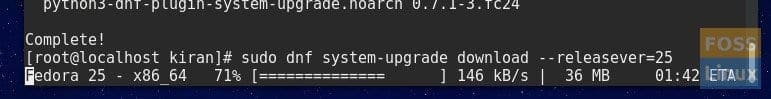 Install Fedora 25