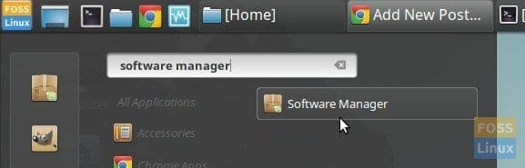 Launch Software Manager
