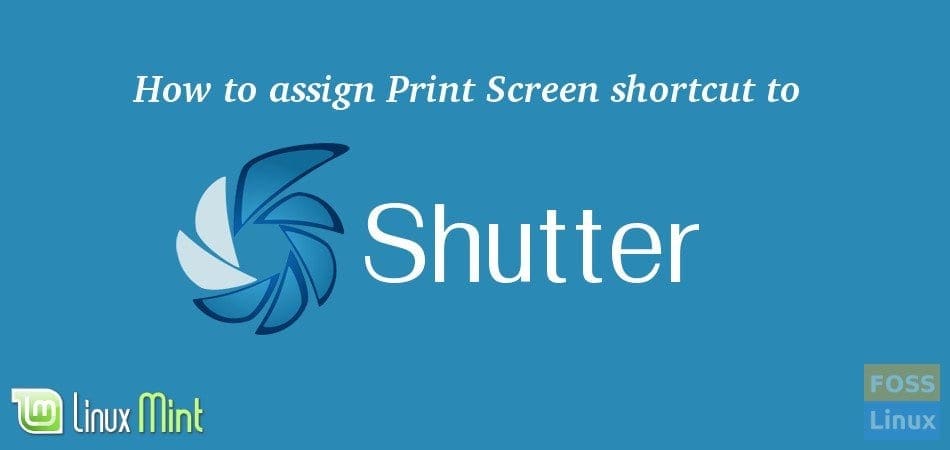 How to assign Screen Key shortcut Shutter Mint