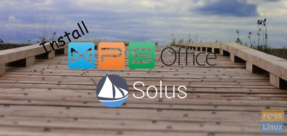 How to install WPS Office in Solus