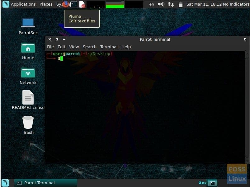 Parrot Security OS Desktop
