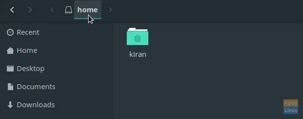 home directory