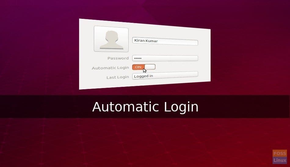 automatic login ubuntu