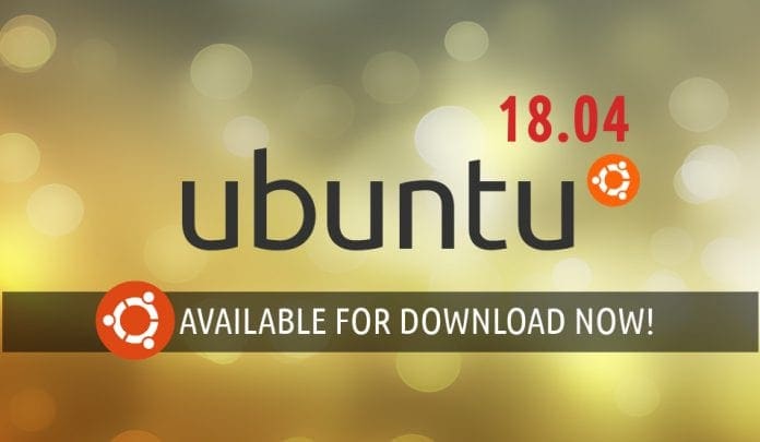 Ubuntu 18.04 available for download Ubuntu 18.04 available for download
