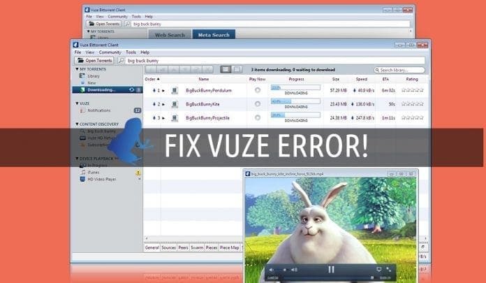 vuze folder access error vuze folder access error
