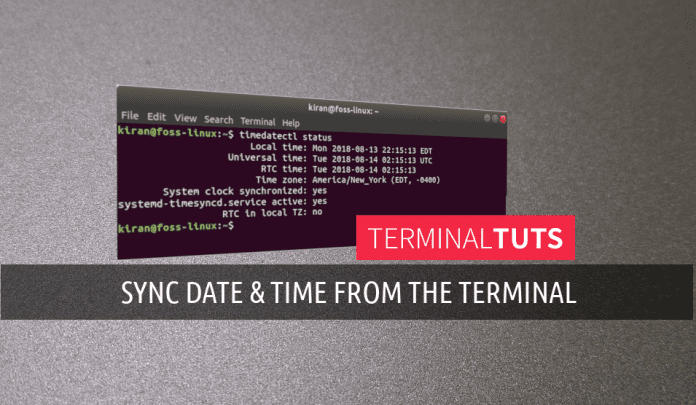 sync time command line ubuntu sync time command line ubuntu