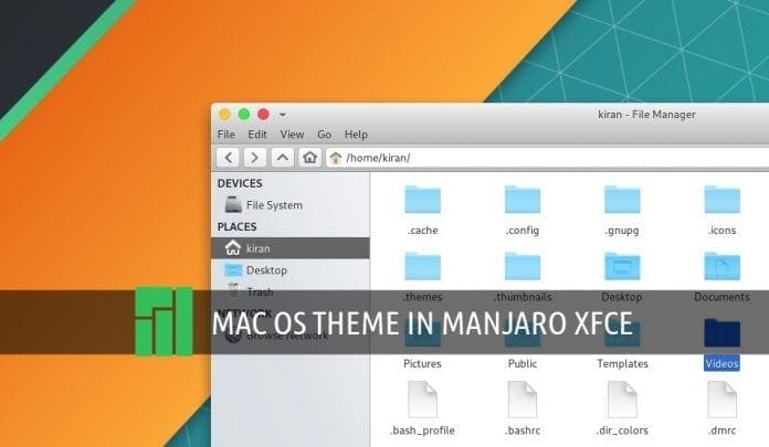 mac os theme in manjaro mac os theme in manjaro