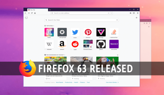 FIREFOX 63