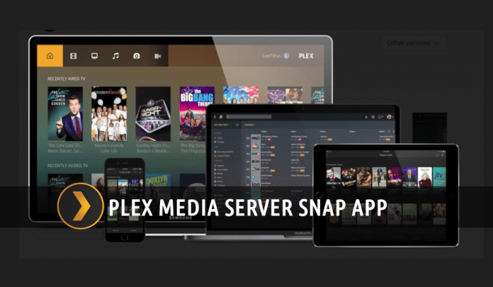 Plex Media server snap app