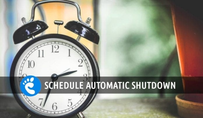 schedule automatic shutdown schedule automatic shutdown
