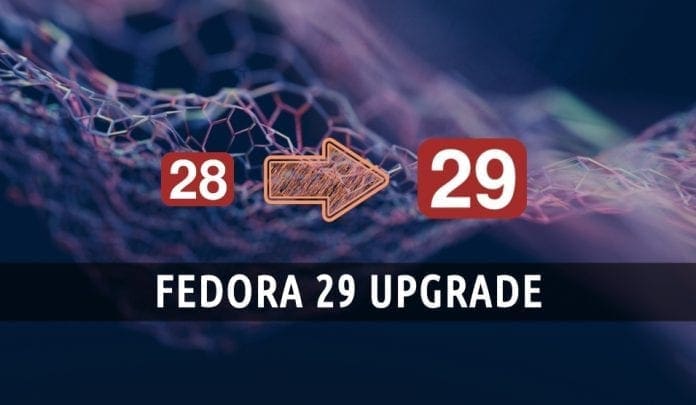 Fedora 29 upgrade