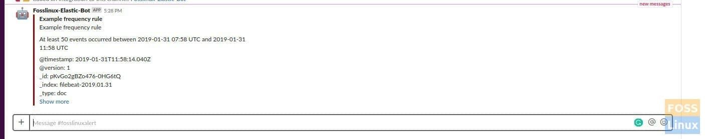 Slack Alert