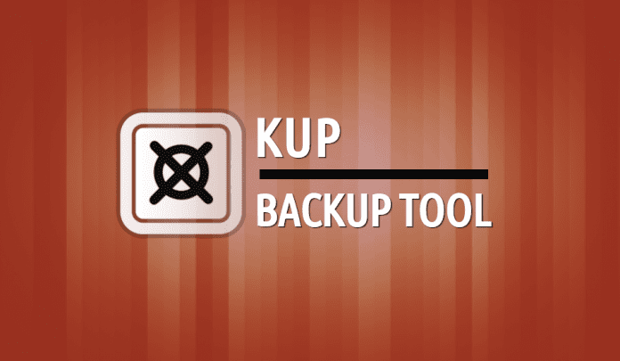 Kup backup tool In this article, we're going to show a great backup tool named Kup. Kup is a part of the KDE software and only works on distributions that use KDE.
