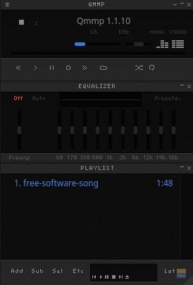 QMMP interface.