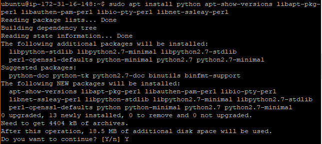 install webmin required packages