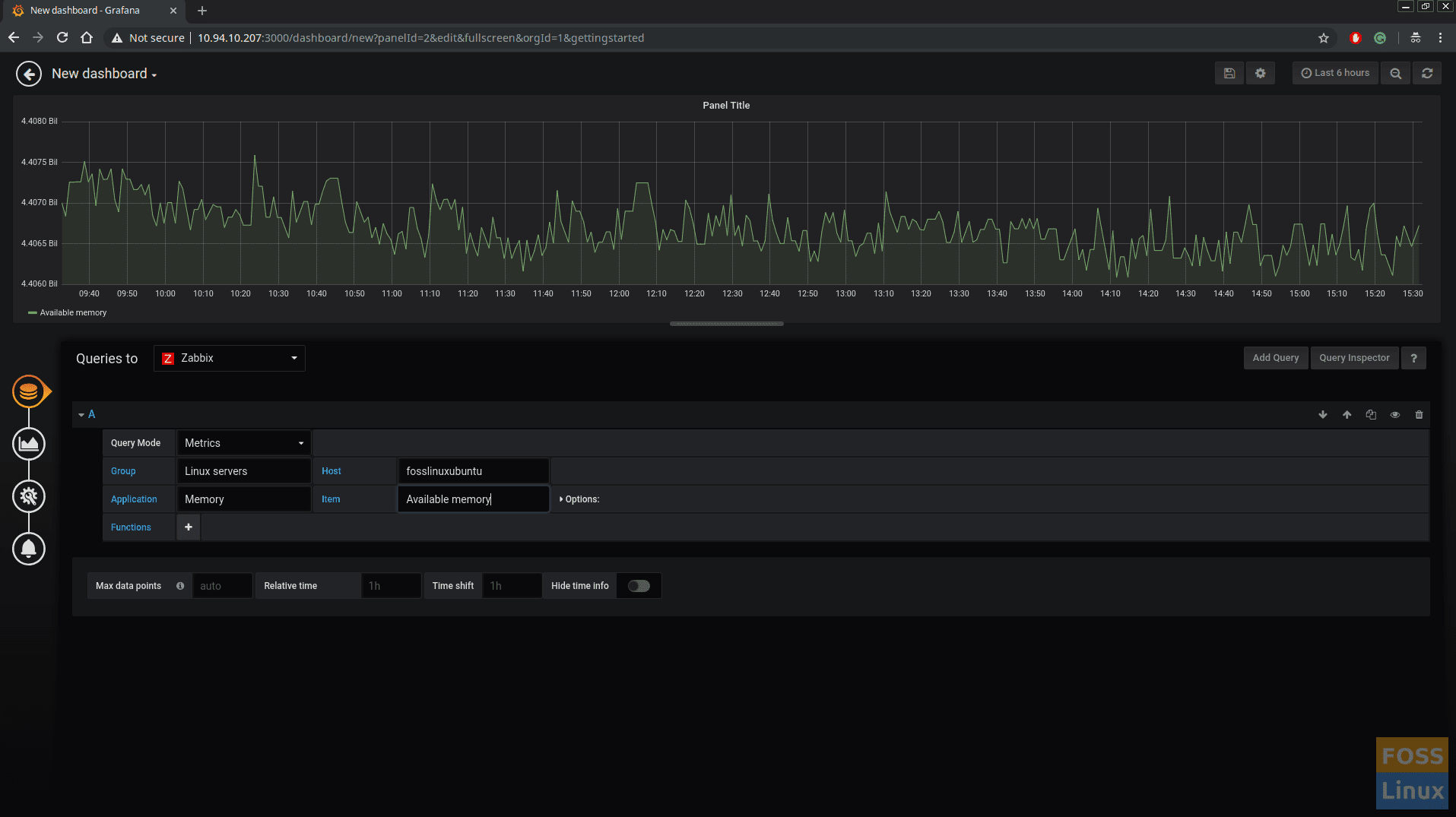 Completed Query Window