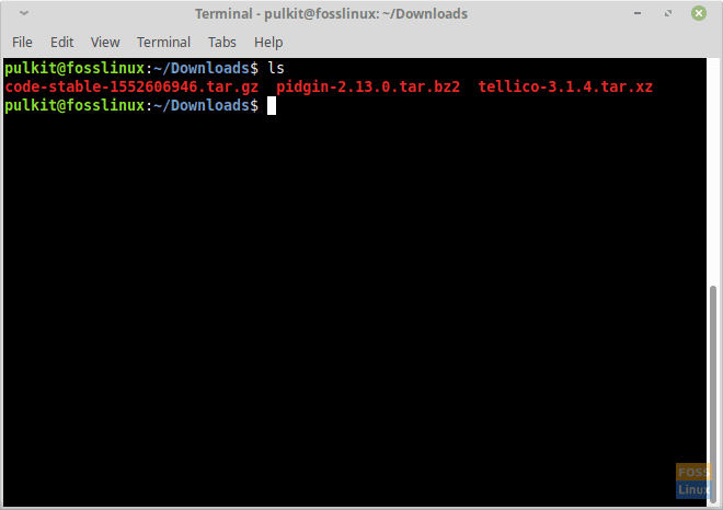 Install tar xz. Install tar xz