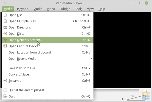 Opening network streaming