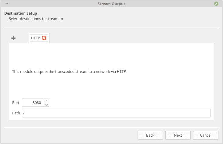 Selecting path and port