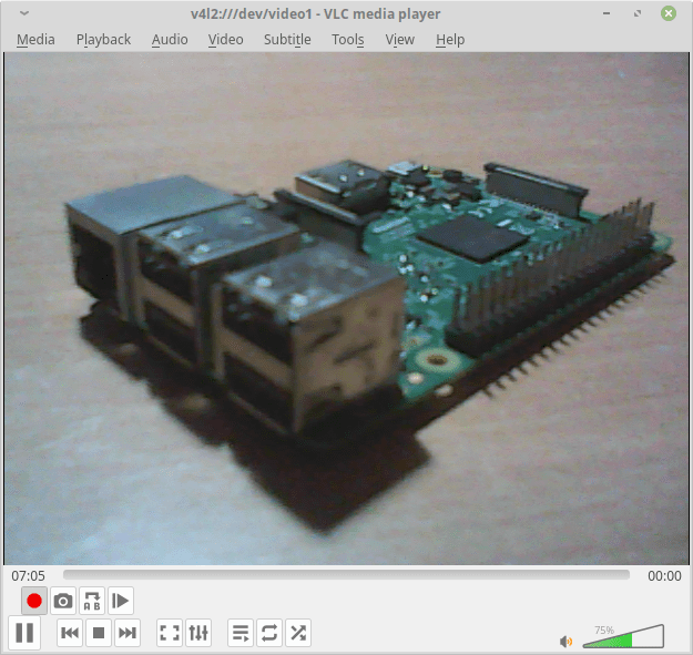 Recording in process