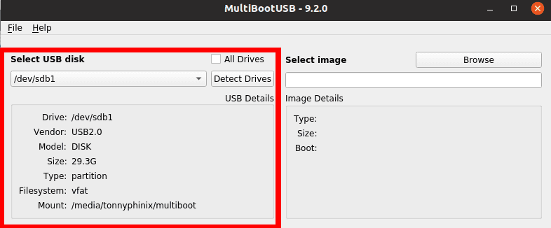 Detect Connected USB drives
