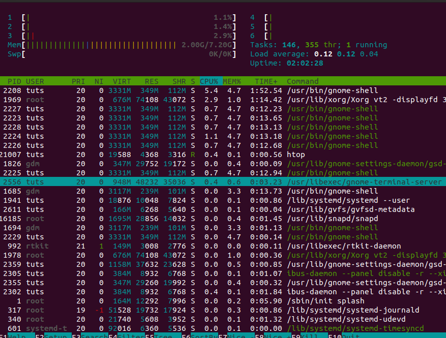 htop-memory