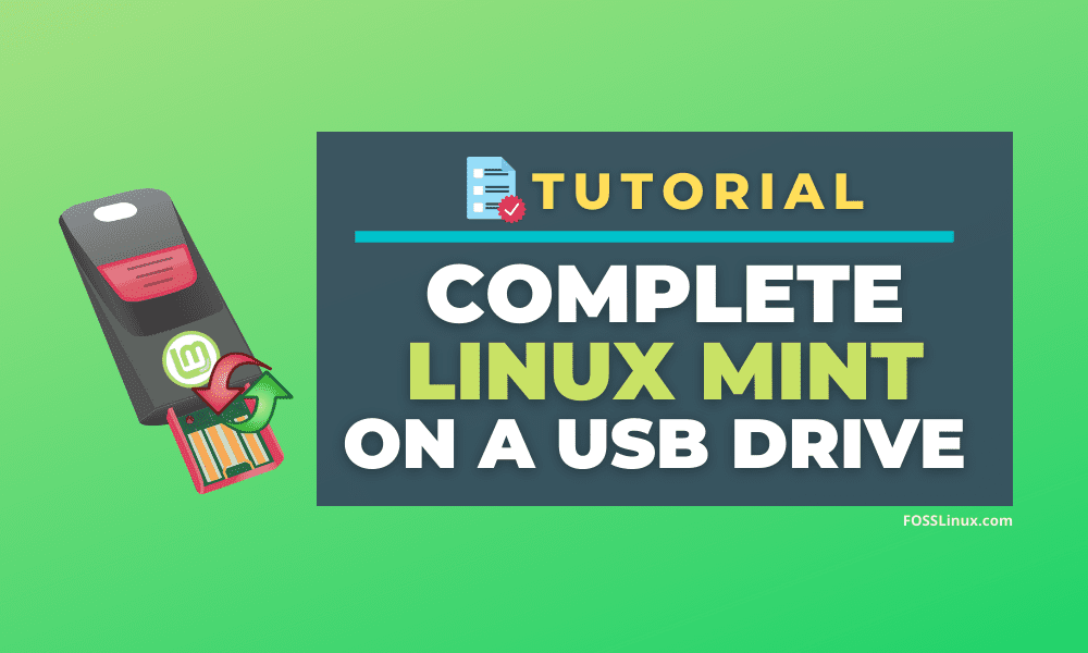 how to full install linux on usb how to full install linux on usb