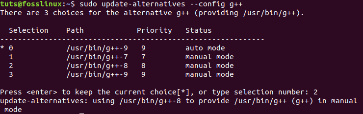 Gcc g